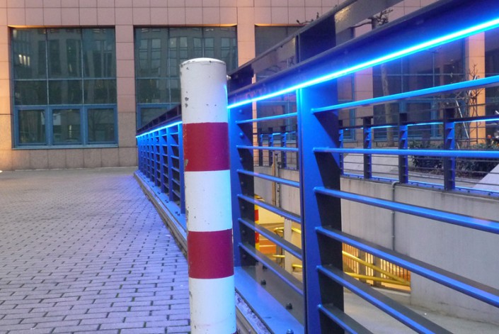 Alte Post, Dortmund / Handlaufbeleuchtung