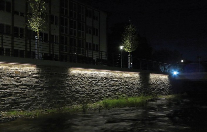 Henne-Boulevard lichttechnisch in Szene