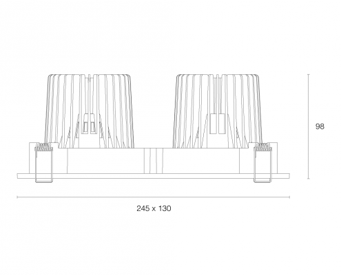 Exo Einbauleuchte LED