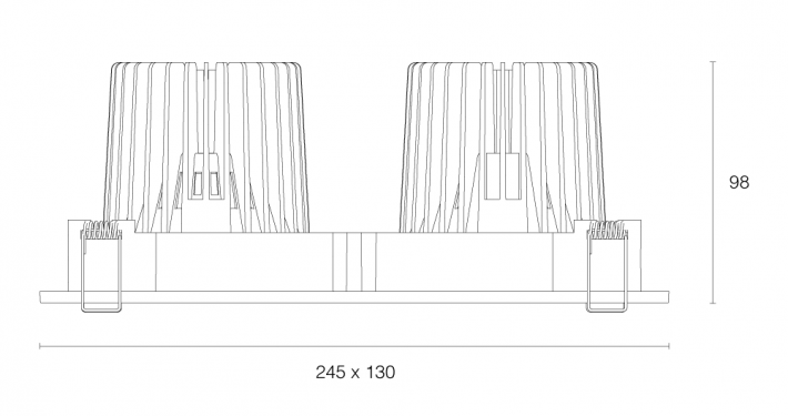 Exo Einbauleuchte LED