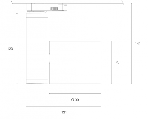 Floresta LED-Schienenstrahler