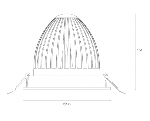 LED Einbaustrahler - Flox schwenkbar