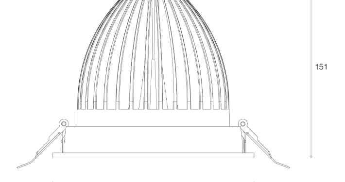 LED Einbaustrahler - Flox schwenkbar