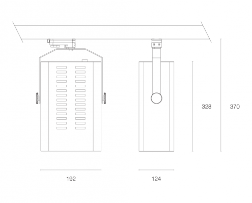 Forte LED-Schienenstrahler