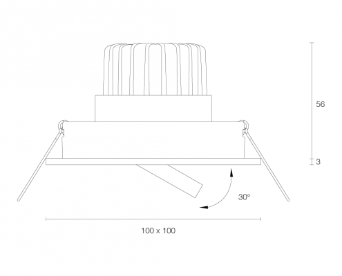 Squadra Einbauleuchte LED