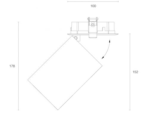 Vide Recessed Einbauleuchte LED