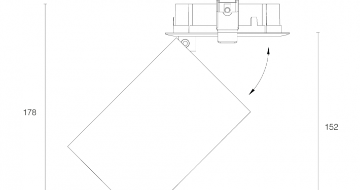 Vide Recessed Einbauleuchte LED